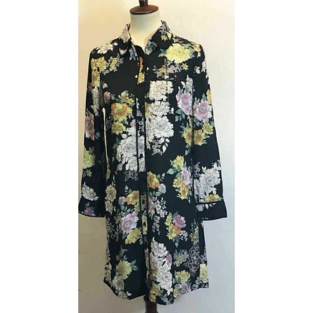 Maison Jules Womens Multicolor Floral-Dress S - Picture 12 of 12